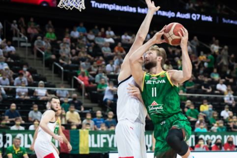 Lietuvos rinktinė antrose savo kontrolinėse rungtynėse užtikrintai laimėjo prie&scaron; Rusiją