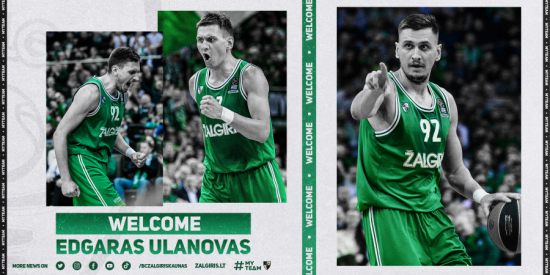 Oficialu: E. Ulanovas grįžta į Kauno &bdquo;Žalgirį&ldquo;