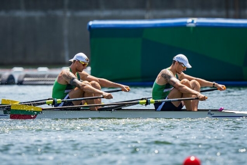 S. Ritter su A. Adomavičium olimpiadoje užėmė 12-ą vietą, ketuvietė vyrų valtis &ndash; 10-a