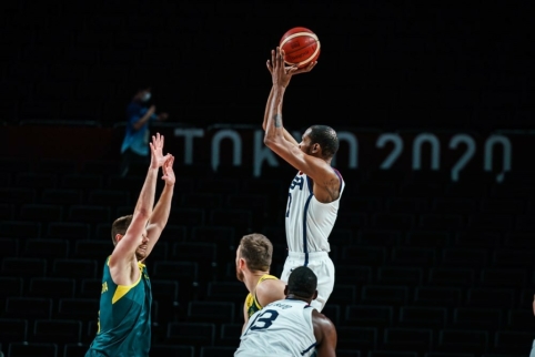 Po ilgosios pertraukos auk&scaron;čiausią pavarą įjungę amerikiečiai &ndash; olimpinių žaidynių pusfinalyje