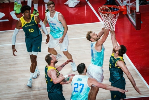 Fantasti&scaron;ko P. Millso vedami australai i&scaron;kovojo istorinę bronzą ir paliko slovėnus be apdovanojimo