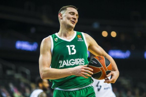 Oficialu: P. Jankūnas dar sezoną žais už Kauno &bdquo;Žalgirį&ldquo;