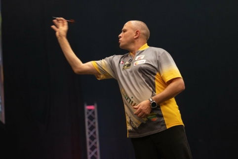 D. Labanauskas sezoną PDC ture baigė su pergale prie&scaron; &bdquo;UK Open&ldquo; čempioną