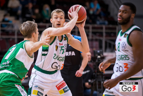 Kauno &bdquo;Žalgiris&ldquo; tik po dviejų pratęsimų sugebėjo įveikti Alytaus &bdquo;Dzūkiją&ldquo;