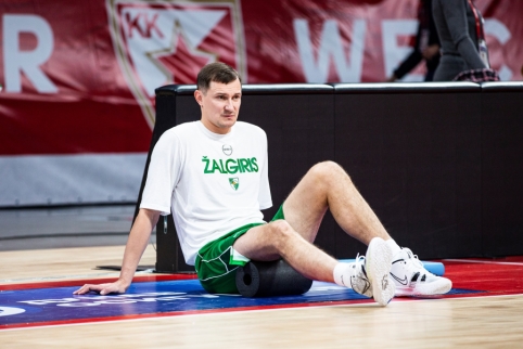 &bdquo;Žalgiris&ldquo; mačą su &bdquo;Olympiakos&ldquo; pasitiks be J. Strelnieko ir Jankūno