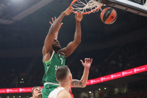 Kauno &bdquo;Žalgiris&ldquo; patyrė pralaimėjimą ir Belgrade