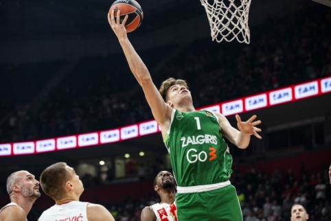 M. Blaževičius sužaidė karjeros rungtynes prie&scaron; &bdquo;Olympiakos&ldquo; &ndash; buvo arti dvigubo dublio