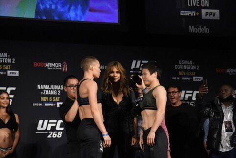 Didžioji UFC naktis: Covington&ndash;Usman, Namajunas&ndash;Zhang &ndash; kovų laikas ir kovotojų komentarai