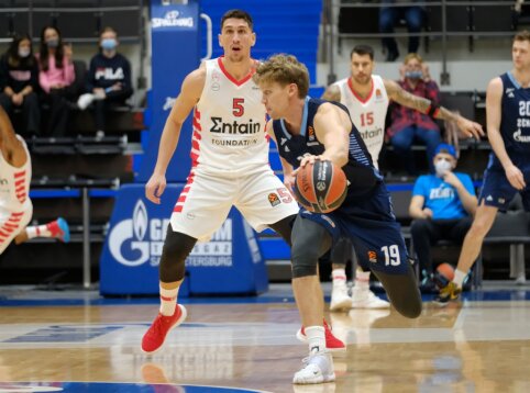 Vėl tarp lyderių buvęs M. Kuzminskas svariai prisidėjo prie &bdquo;Zenit&ldquo; pergalės