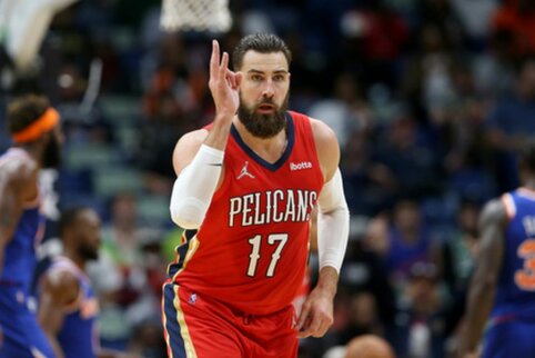 J. Valančiūnas &ndash; taikliausias trita&scaron;kių metikas NBA lygoje