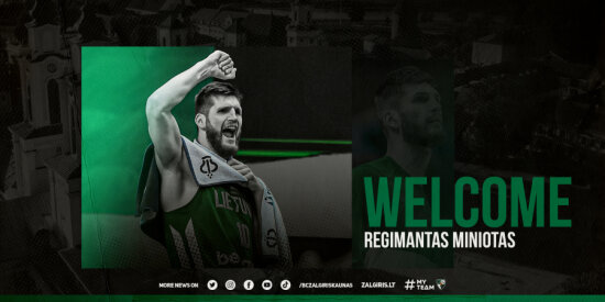 Oficialu: R. Miniotas jungiasi prie &bdquo;Žalgirio&ldquo; gretų