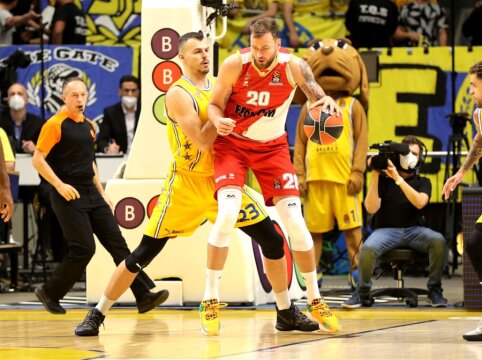 Stambule &ndash; D. Motiejūno rezultatyviausios sezono rungtynės, paremtos trita&scaron;kiais