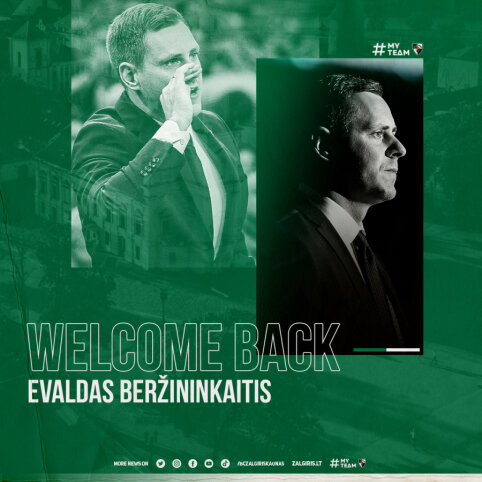 Oficialu: į &bdquo;Žalgirį&ldquo; grįžta E. Beržininkaitis