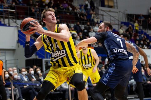 Nesustabdomo J. Vesely vedama &bdquo;Fenerbahce&ldquo; palaužė &bdquo;Zenit&ldquo; ekipą