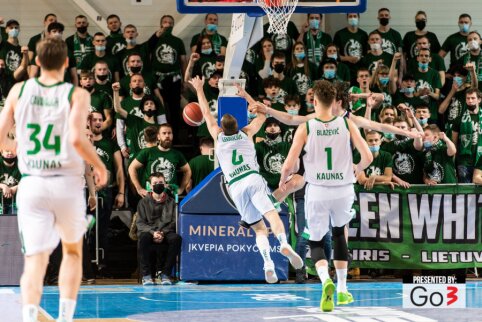 &bdquo;Žalgiris&ldquo; įtikinamai įveikė &bdquo;Lietkabelį&ldquo;