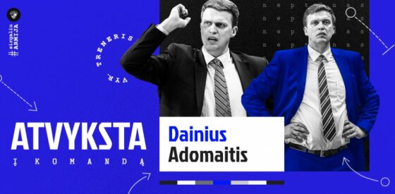 Oficialu: D. Adomaitis vėl stoja prie &bdquo;Neptūno&ldquo; vairo