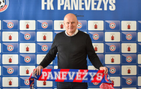 Oficialu: V. Urbonas stoja prie &bdquo;Panevėžio&ldquo; vairo