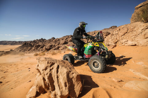 Liūdna žinia: keturračių įskaitoje lyderiavęs L. Kancius anksčiau laiko traukiasi i&scaron; Dakaro