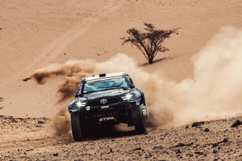 B. Vanagas antrajame &bdquo;Baja&ldquo; greičio ruože įkrito į drėkinimo kanalą