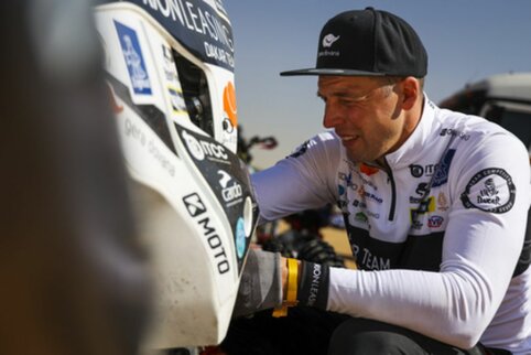 A. Gelažninkas nedalyvaus 2023 metų Dakare