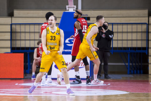 Staigmena KMT: problemų Utenoje neturėję &bdquo;&Scaron;iauliai&ldquo; prasibrovė į finalinį ketvertą