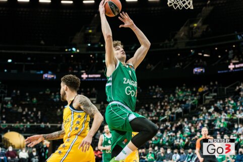 M. Blaževičiaus karjeros rungtynės Eurolygoje nepadėjo: &bdquo;Žalgiris&ldquo; krito prie&scaron; &bdquo;Maccabi&ldquo;