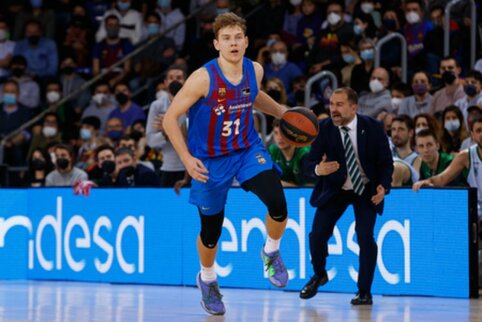 &Scaron;altakrauji&scaron;kai lemiamu metu žaidęs R. Jokubaitis atvedė &bdquo;Barcą&ldquo; į Ispanijos taurės triumfą