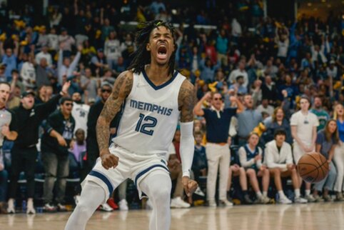 Ja Morantas &ndash; suspenduotas 25 rungtynėms