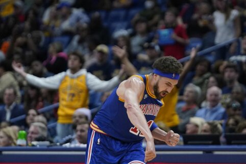 Trečiose serijos rungtynėse &bdquo;Warriors&ldquo; užtikrintai nugalėjo J. Moranto netekusius &bdquo;Grizzlies&ldquo;