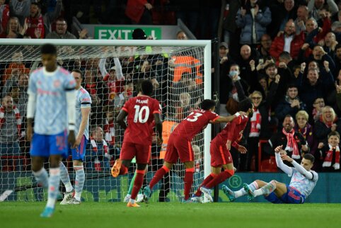 &bdquo;Liverpool&ldquo; nepaliko &scaron;ansų &bdquo;Manchester United&ldquo; ekipai