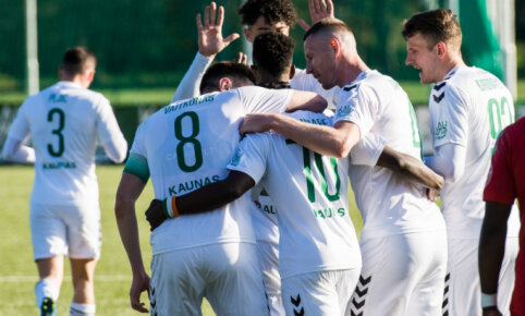 A lyga: &bdquo;Kauno Žalgiris&ldquo; palaužė lygos lyderius