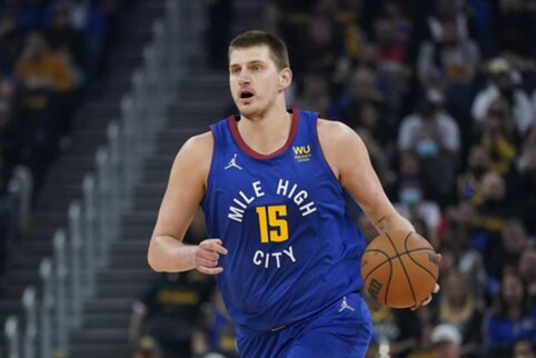 N. Jokičius antrą kartą paeiliui tapo naudingiausiu NBA reguliariojo sezono krep&scaron;ininku