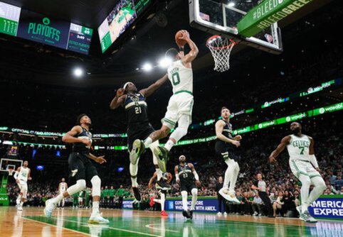 J. Tatumo dėka prireiks lemiamų rungtynių tarp &bdquo;Bucks&ldquo; ir &bdquo;Celtics&ldquo;