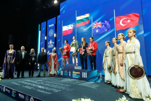 G. Stonkutė pirmą kartą per Lietuvos bokso istoriją i&scaron;kovojo auksą moterų pasaulio bokso čempionate