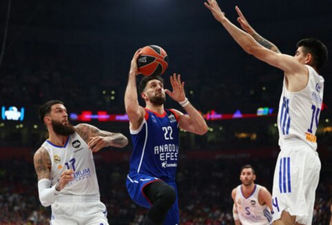 Dramati&scaron;kame Eurolygos finale &ndash; &bdquo;Anadolu Efes&ldquo; triumfas