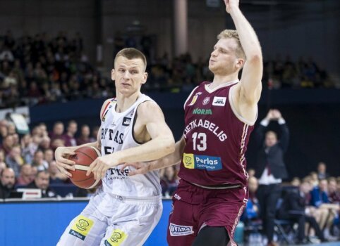 Puikiai i&scaron; toli atakavęs &bdquo;Rytas&ldquo; sutriu&scaron;kino &bdquo;Lietkabelį&ldquo; ir i&scaron;lygino finalo serijos rezultatą