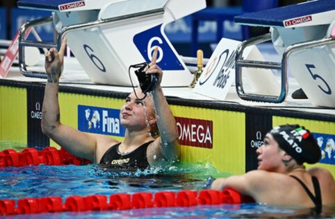 Amerikietę pranokusi R. Meilutytė i&scaron;kovojo pasaulio taurės auksą