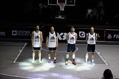 Prancūzijoje vykstančiame 3x3 turnyro ketvirtfinalyje &ndash; dvi Lietuvos komandos