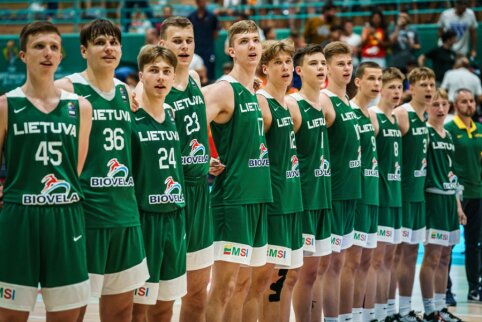 Lietuvos 17-mečių rinktinė pateko į pasaulio čempionato ketvirtfinalį