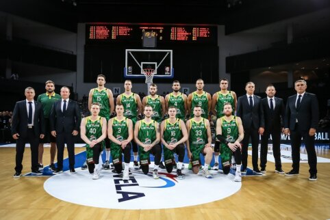 Sausakim&scaron;oje &bdquo;&Scaron;vyturio&ldquo; arenoje Lietuvos rinktinė nepasiprie&scaron;ino čekams