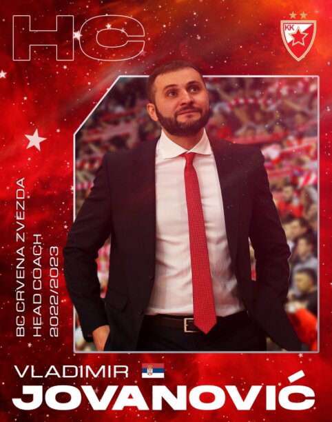 &bdquo;Crvena Zvezda&ldquo; naujuoju treneriu tapo V. Jovanovičius