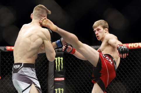 Be pralaimėjimų UFC kovojantis A. Allenas: &bdquo;Duokite man penketuko kovotoją&ldquo;