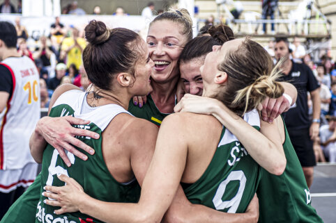 Moterų 3x3 rinktinė triumfavo &bdquo;Women Series&ldquo; turnyre Prahoje!