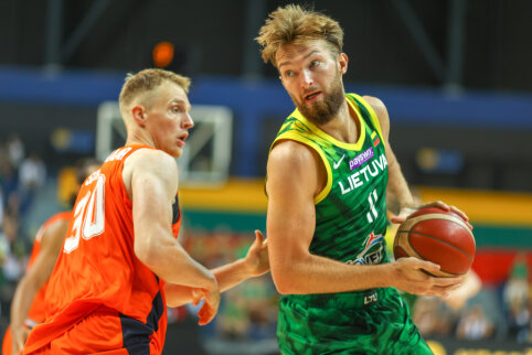 D. Sabonis praleis pirmą kontrolinį Lietuvos rinktinės mačą
