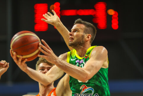 T. Dim&scaron;a i&scaron;plė&scaron;ė pergalę Lietuvos rinktinei