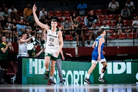 18-mečiai sutriu&scaron;kino Čekijos bendraamžius ir žengė į EČ ketvirtfinalį