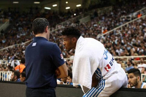 Fantasti&scaron;kas G. Antetokounmpo atvedė graikus į lengvą pergalę prie&scaron; ispanus