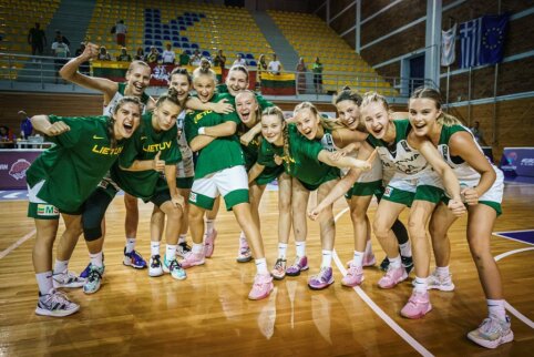Dramati&scaron;kame U18 Europos čempionato ketvirtfinalyje &ndash; J. Jocytės vedamų merginų triumfas