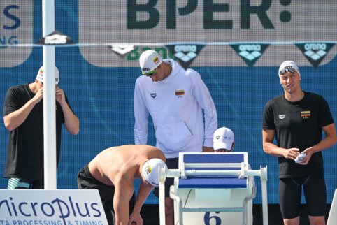 Lietuvos 4x100 m rinktinei pritrūko daugiau nei 3 sekundžių iki finalo