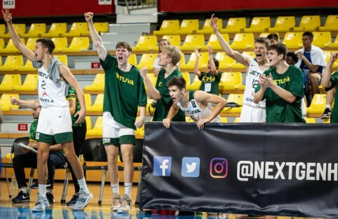 Medaliai garantuoti: Lietuvos 16-mečiai nugalėjo graikus ir žengė į EČ finalą